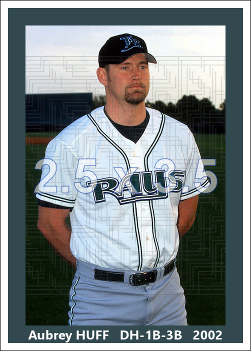 Aubrey Huff - 2002 Tampa Bay Devil Rays - choose a size & style
