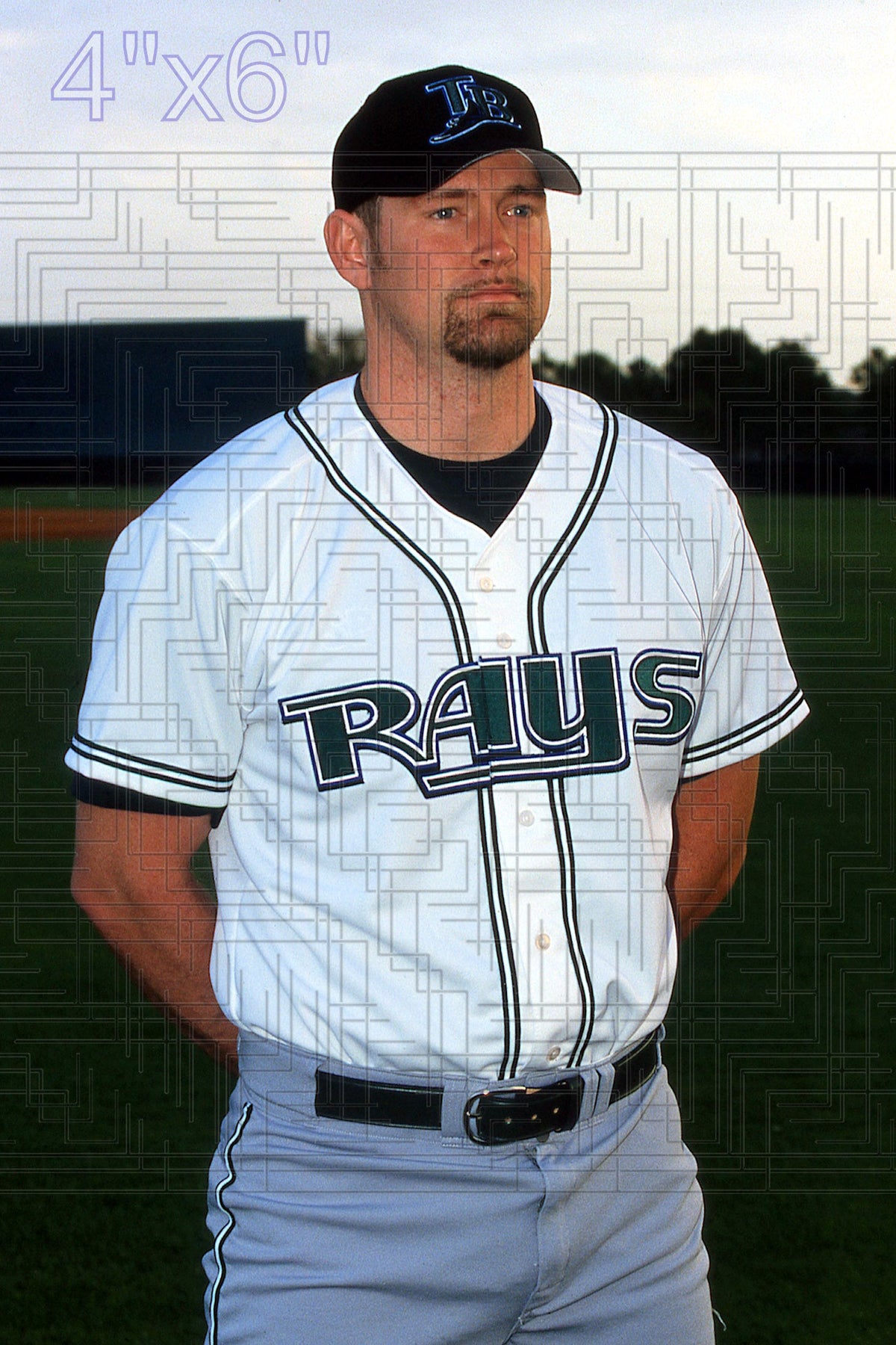 Aubrey Huff - 2002 Tampa Bay Devil Rays - choose a size & style