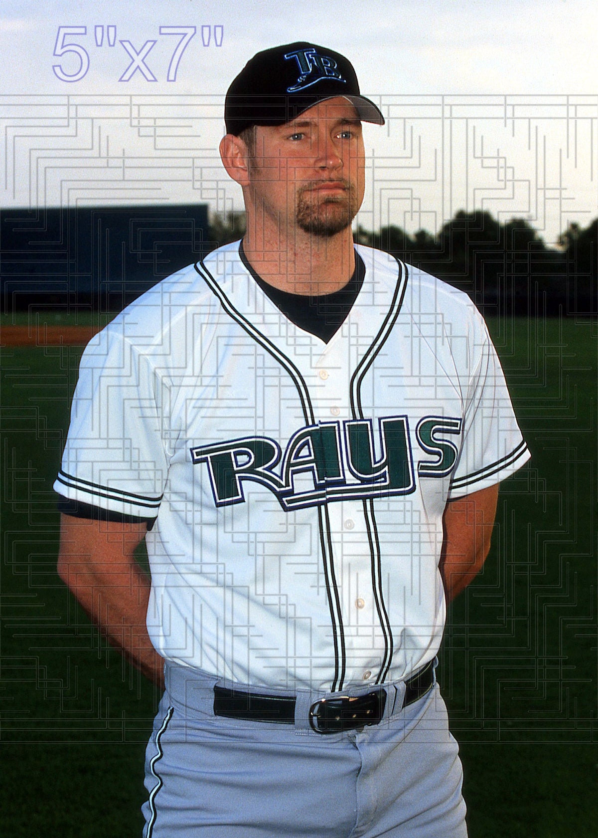Aubrey Huff - 2002 Tampa Bay Devil Rays - choose a size & style