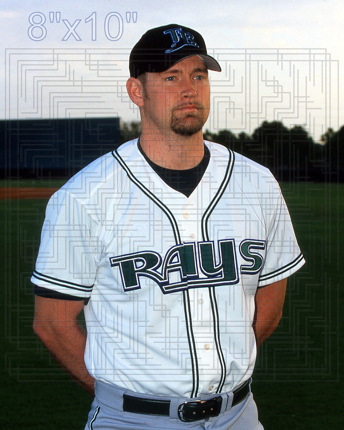 Aubrey Huff - 2002 Tampa Bay Devil Rays - choose a size & style
