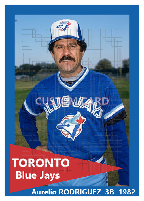 Aurelio Rodriguez - 1982 Toronto Blue Jays - choose a size & style