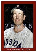 Tom McBride - 1947 Boston Red Sox - choose a size & style