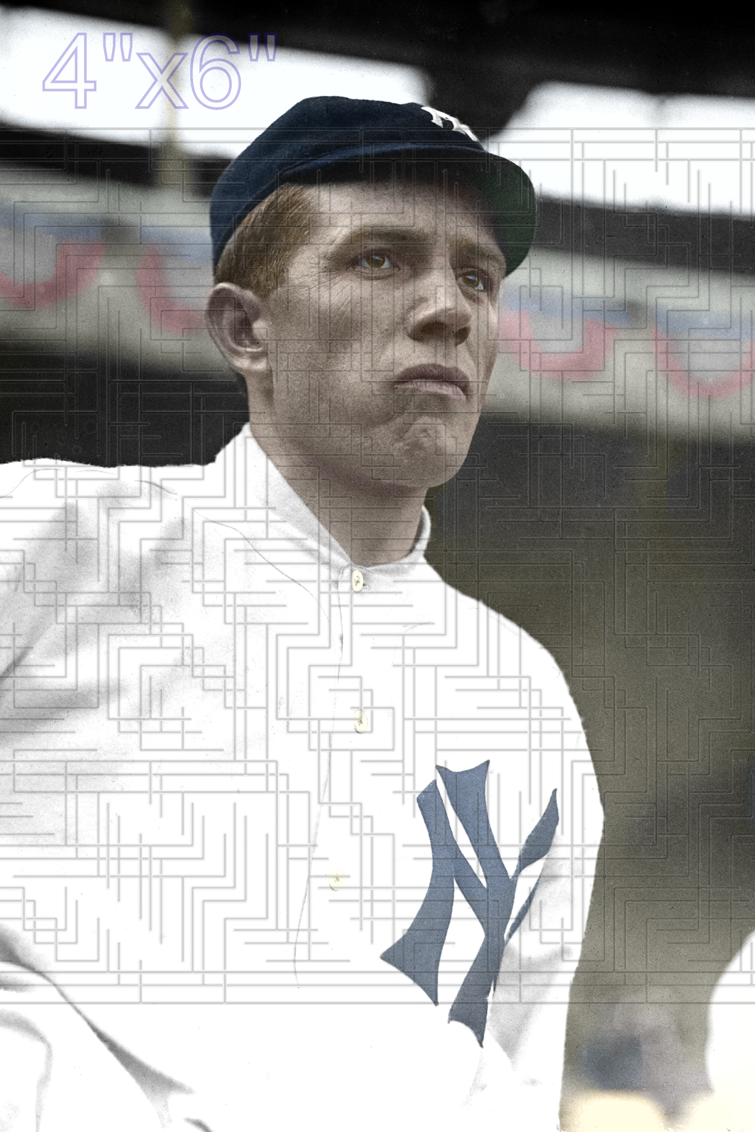 Babe Borton - 1913 New York Yankees - choose a size & style