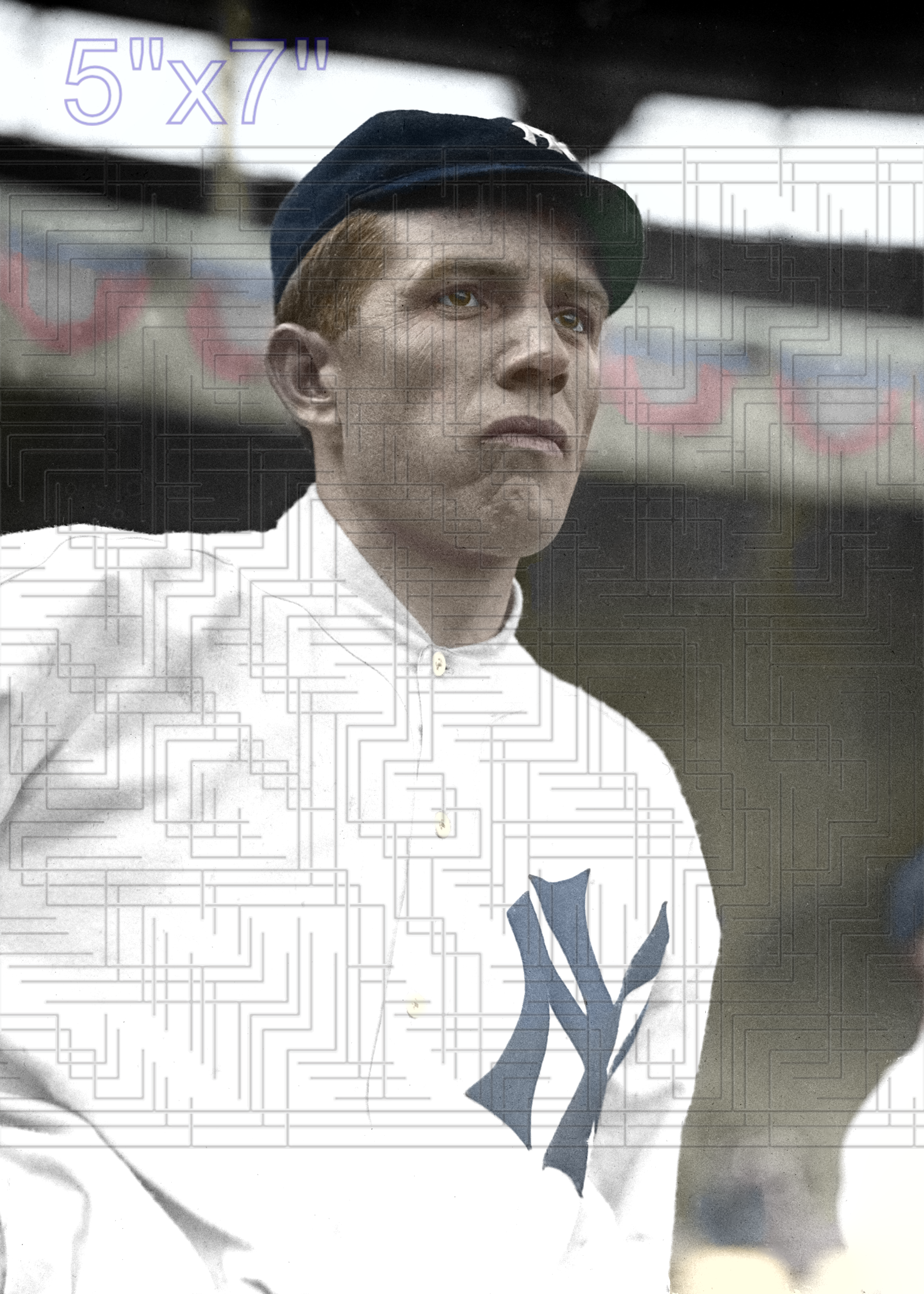Babe Borton - 1913 New York Yankees - choose a size & style