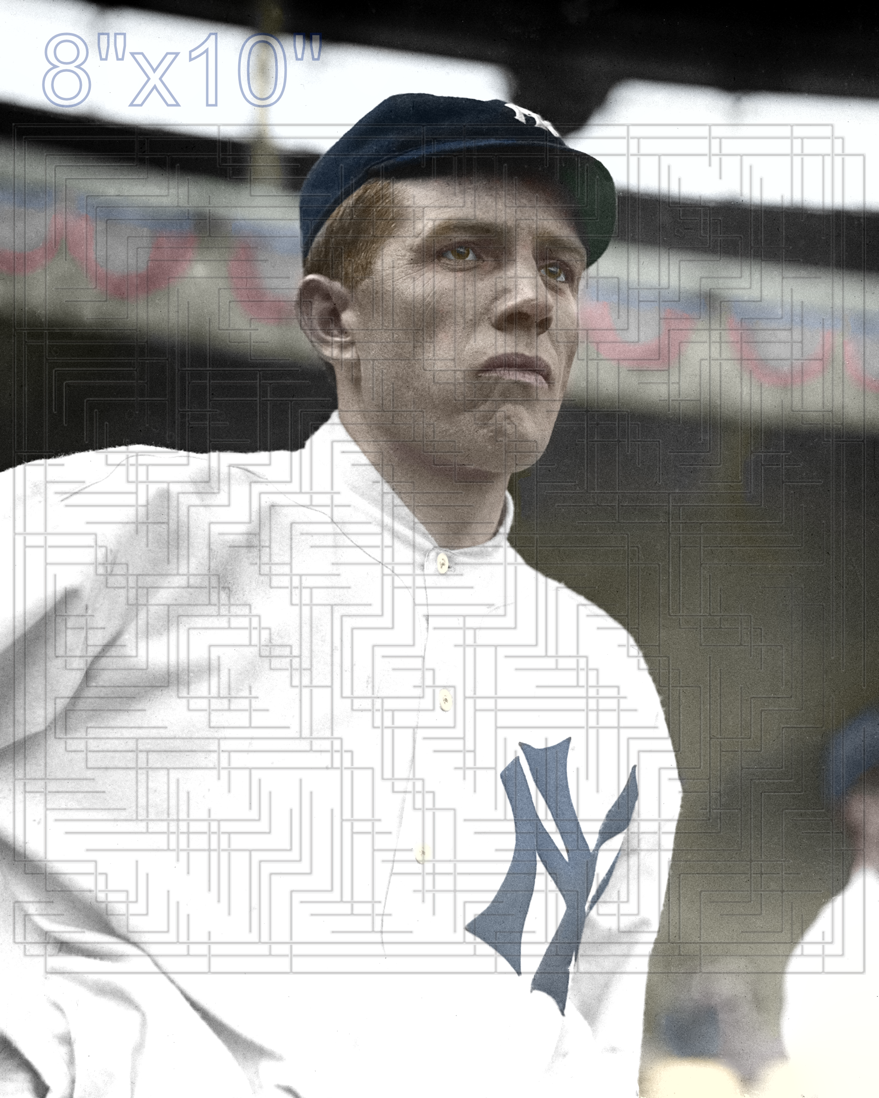 Babe Borton - 1913 New York Yankees - choose a size & style