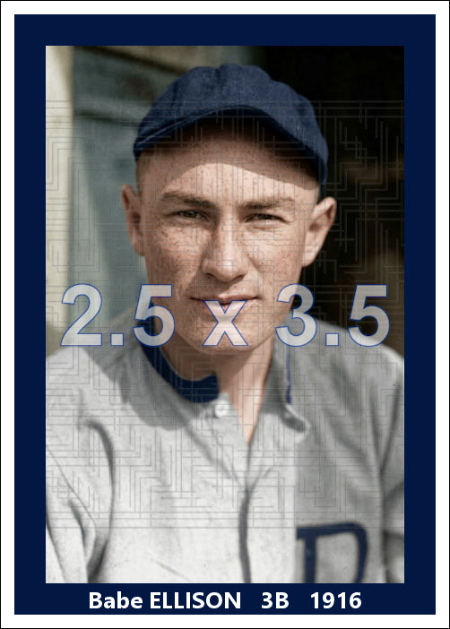 Babe Ellison - 1916 Detroit Tigers - choose a size & style