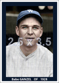 Babe Ganzel - 1928 Washington Senators - choose a size & style