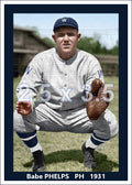 Babe Phelps - 1931 Washington Senators - choose a size & style