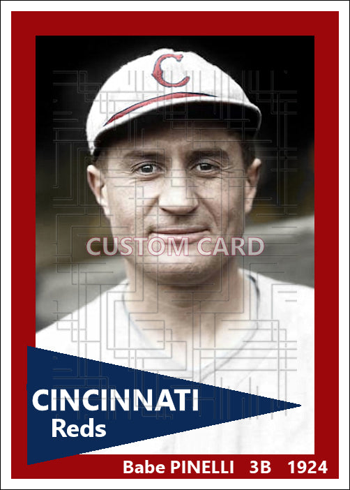 Babe Pinelli - 1924 Cincinnati Reds - choose a size & style