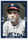 Bama Rowell - 1940 Boston Bees - choose a size & style