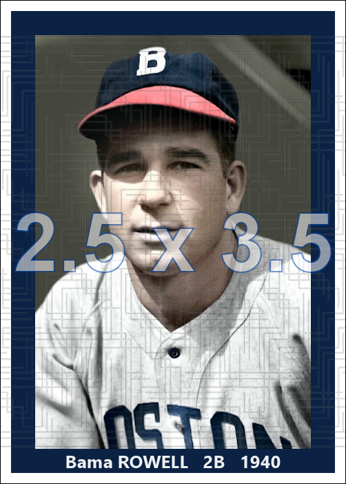 Bama Rowell - 1940 Boston Bees - choose a size & style
