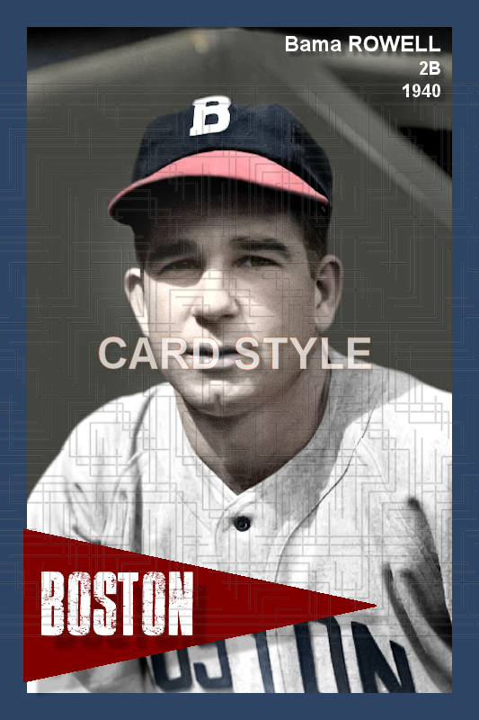 Bama Rowell - 1940 Boston Bees - choose a size & style