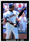 Barry Bonds - 2000 San Francisco Giants - choose a size & style