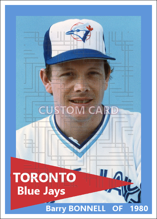 Barry Bonnell - 1980 Toronto Blue Jays - choose a size & style