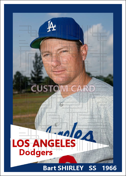 Bart Shirley - 1966 Los Angeles Dodgers - choose a size & style