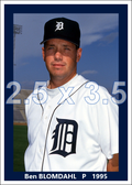 Ben Blomdahl - 1995 Detroit Tigers - choose a size & style