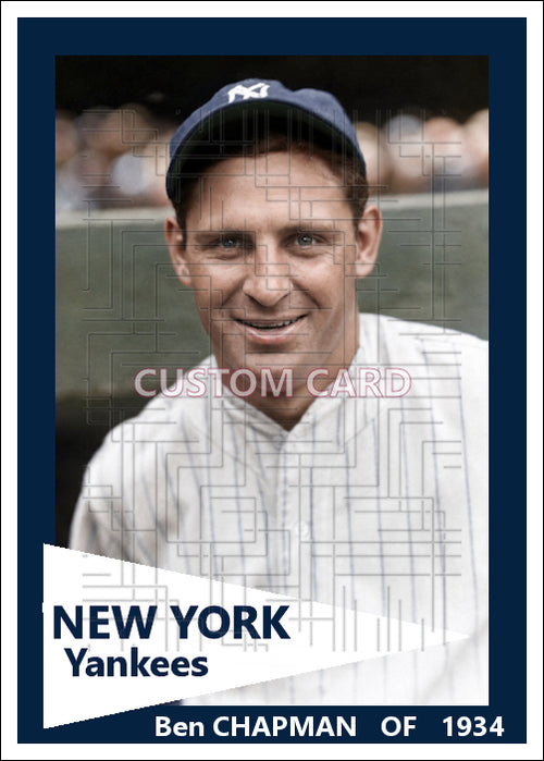 Ben Chapman - 1934 New York Yankees - choose a size & style