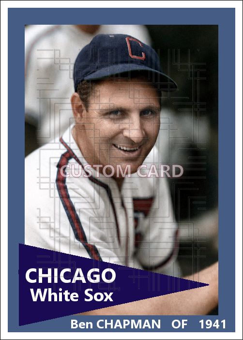Ben Chapman - 1941 Chicago White Sox - choose a size & style