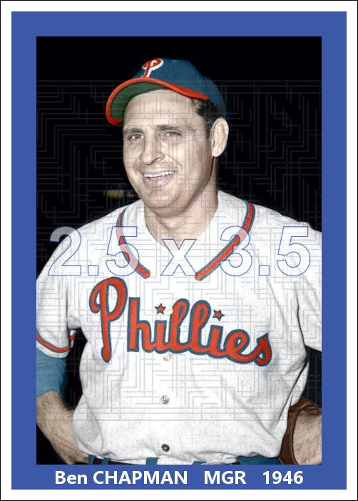 Ben Chapman - 1946 Philadelphia Phillies - choose a size & style