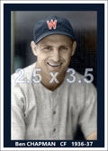 Ben Chapman - 1936-37 Washington Senators - choose a size & style