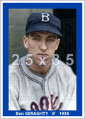 Ben Geraghty - 1936 Brooklyn Dodgers - choose a size & style