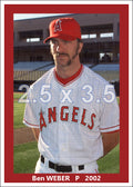 Ben Weber - 2002 Anaheim Angels - choose a size & style