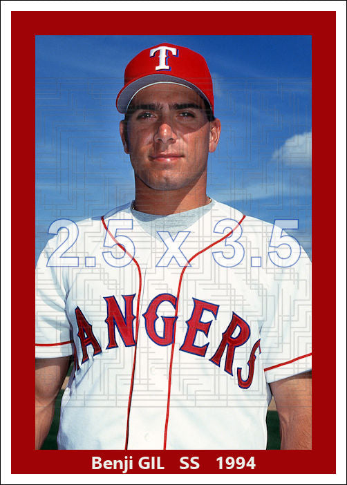 Benji Gil - 1994 Texas Rangers - choose a size & style