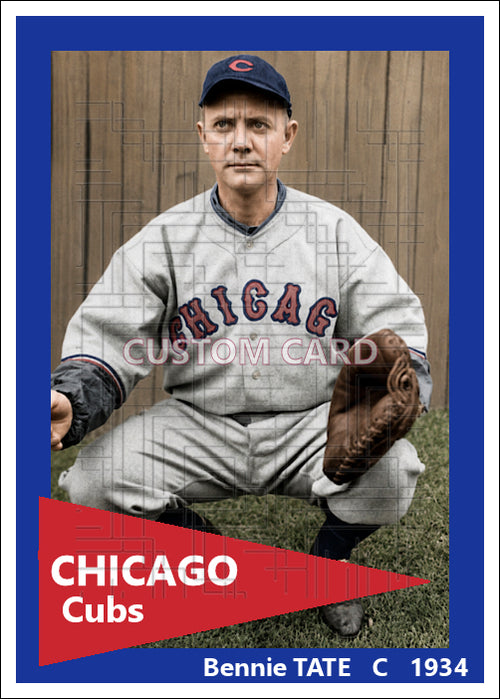 Bennie Tate - 1934 Chicago Cubs - choose a size & style