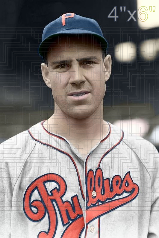 Bennie Warren - 1940 Philadelphia Phillies - choose a size & style