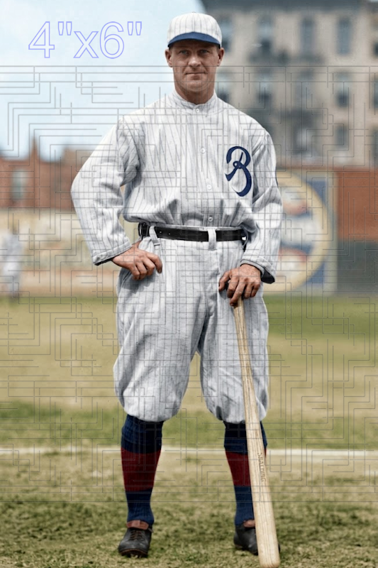 Benny Kauff - 1915 Brooklyn Tip-Tops - choose a size & style