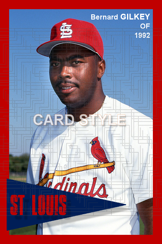 Bernard Gilkey - 1992 St. Louis Cardinals - choose a size & style