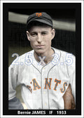 Bernie James - 1933 New York Giants - choose a size & style