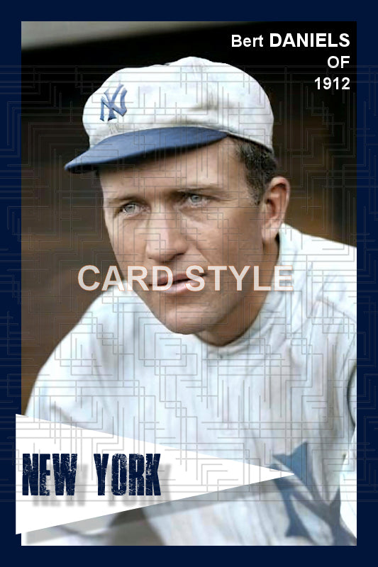 Bert Daniels - 1912 New York Highlanders - choose a size & style