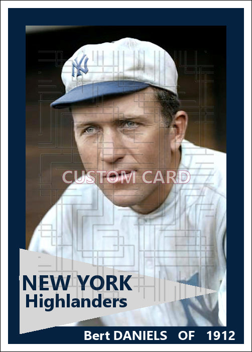 Bert Daniels - 1912 New York Highlanders - choose a size & style
