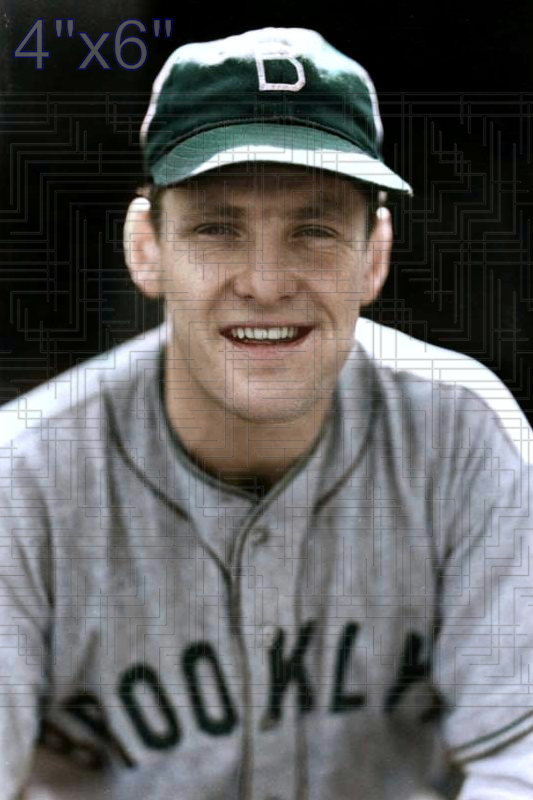 Bert Haas - 1937 Brooklyn Dodgers - choose a size & style