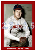 Bert Haas - 1942 Cincinnati Reds - choose a size & style