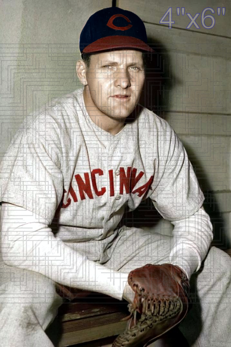 Bert Haas - 1942 Cincinnati Reds - choose a size & style