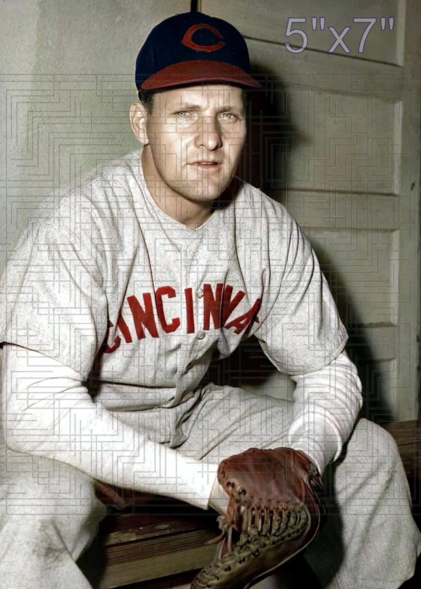 Bert Haas - 1942 Cincinnati Reds - choose a size & style
