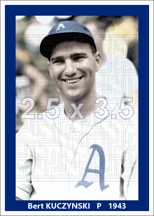 Bert Kuczynski - 1941 Philadelphia Athletics - choose a size & style