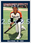 Bert Pena - 1984 Houston Astros - choose a size & style