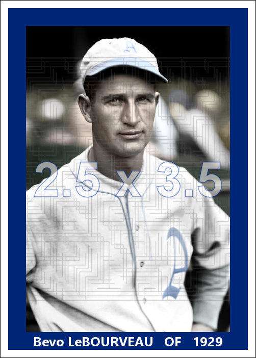 Bevo LeBourveau - 1929 Philadelphia Athletics - choose a size & style