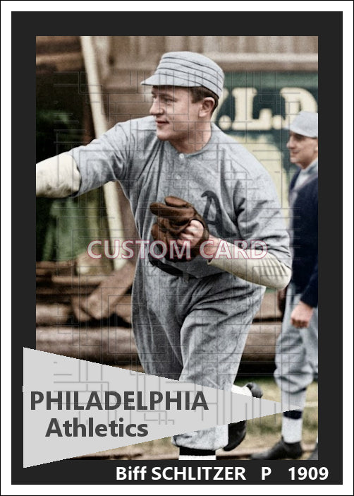 Biff Schlitzer - 1909 Philadelphia Athletics - choose a size & style