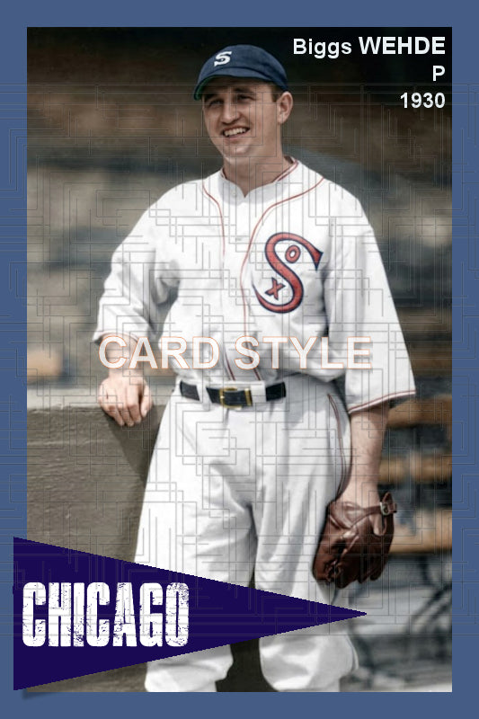 Biggs Wehde - 1930 Chicago White Sox - choose a size & style