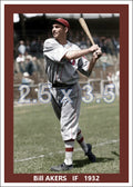 Bill Akers - 1932 Boston Braves - choose a size & style