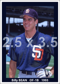 Billy Bean - 1993 San Diego Padres - choose a size & style