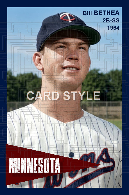 Bill Bethea - 1964 Minnesota Twins - choose a size & style