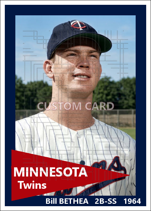 Bill Bethea - 1964 Minnesota Twins - choose a size & style