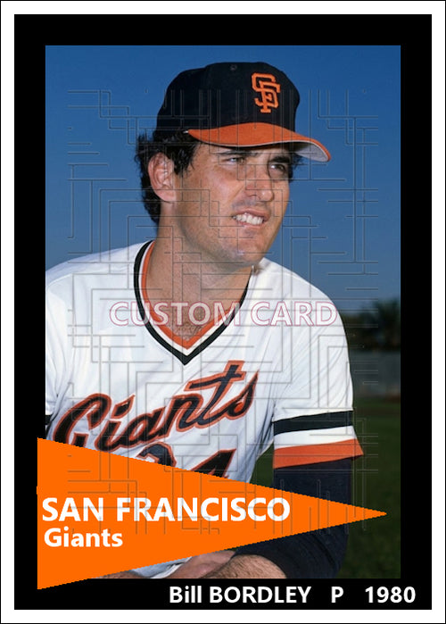 Bill Bordley - 1980 San Francisco Giants - choose a size & style