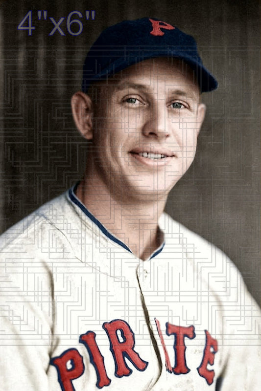 Bill Brubaker - 1937 Pittsburgh Pirates - choose a size & style