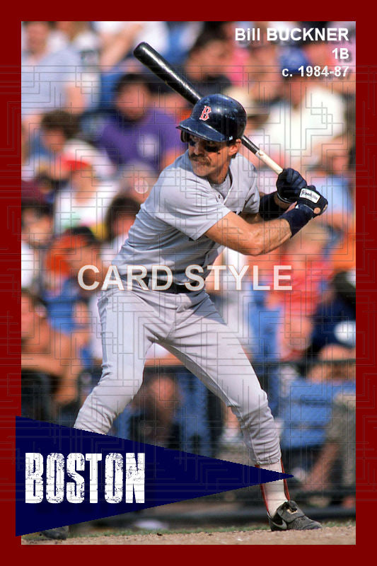 Bill Buckner - 1984-87 Boston Red Sox - choose a size & style